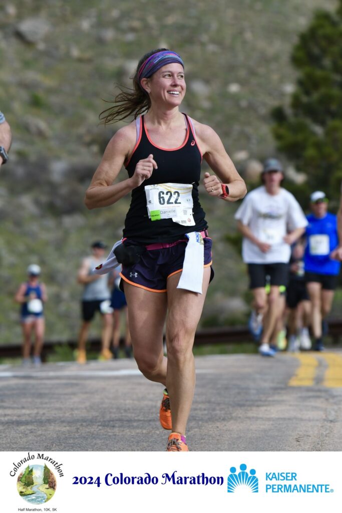 marathon runner at The Colorado Marathon