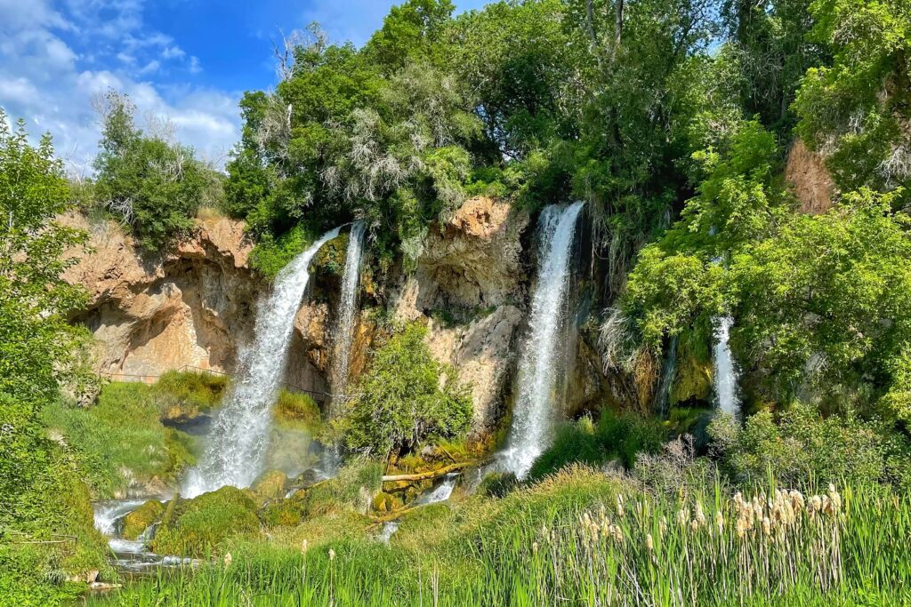 Rifle Falls State Park Triple Waterfall