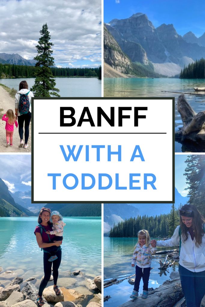 Banff with a toddler pin